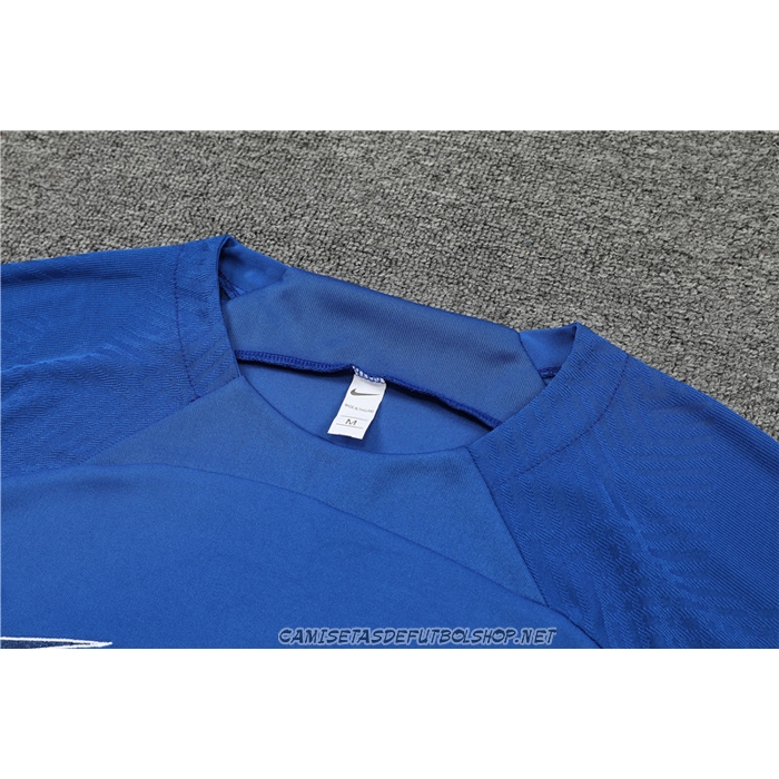 Chandal del Inter Milan 22-23 Manga Corta Azul - Pantalon Corto